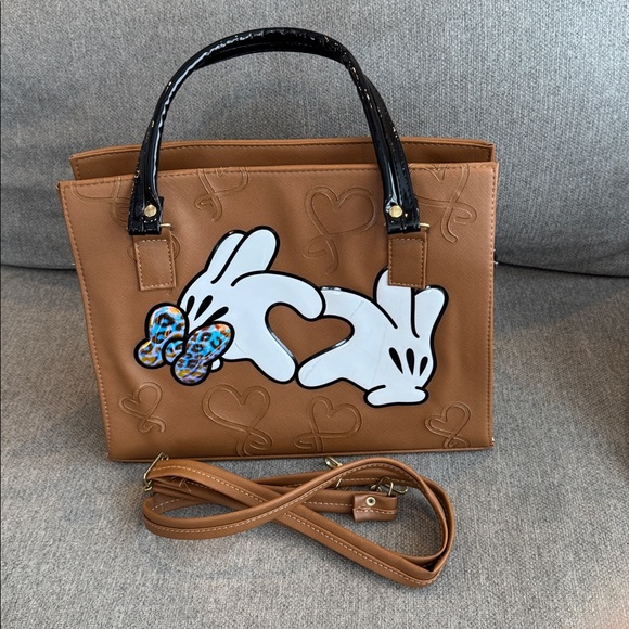 other Handbags - Mickey & Minnie Mouse heart hands shoulder crossbody bag purse